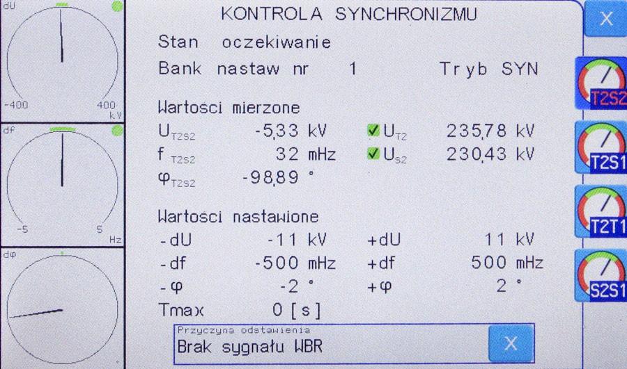 Informacja kasowana jest z ekranu w przypadkach: przyciśnięcie przycisku X w oknie informacji o błędzie przejście do innego ekranu wyświetlania (np.