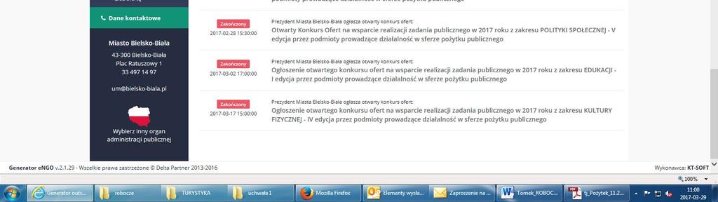 Projekt jest realizowany jest przez Stowarzyszenie Wspierania Inicjatyw Gospodarczych DELTA PARTNER, we współpracy z Miastem Ustroń.