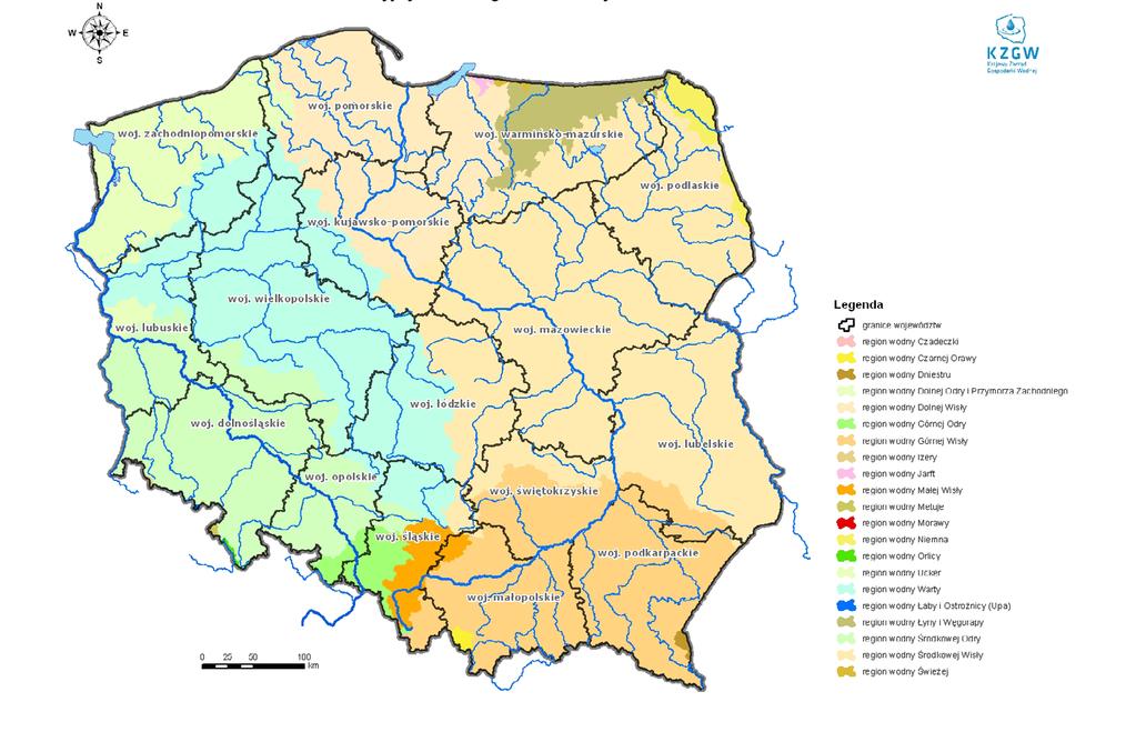 regiony klimatyczne, hydrologiczne czy geobotaniczne.