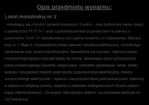 77,77 m 2, wraz z pomieszczeniem przynależnym w piwnicy o powierzchni 14,47 m 2