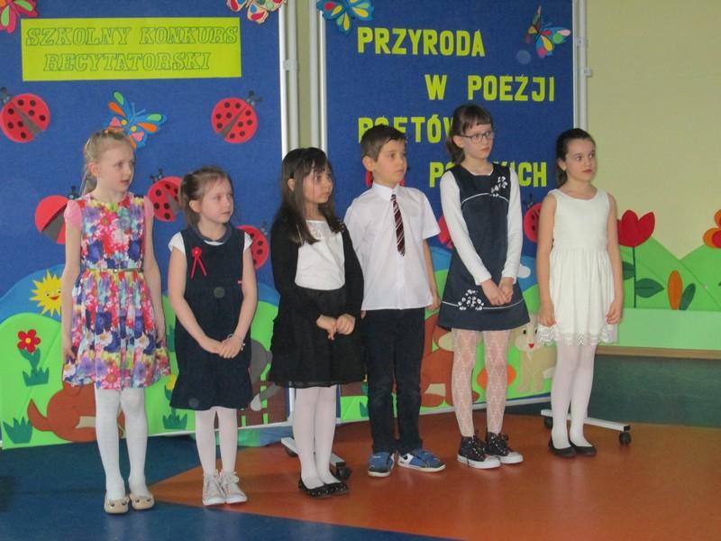 Klasy Pierwsze: I miejsce - Marta Nadajewska IE I miejsce - Oliwia Bąkowicz IG II miejsce - Małgosia Pawliszewska IC