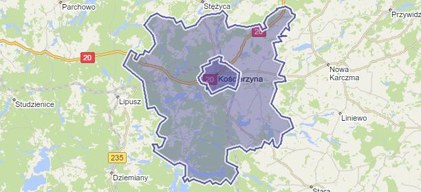 Zarząd zapoznał się z informacją o podjęciu przez Radę Gminy Kościerzyna uchwał w sprawie: a) przystąpienia do sporządzania zmiany studium uwarunkowań i kierunków zagospodarowania przestrzennego