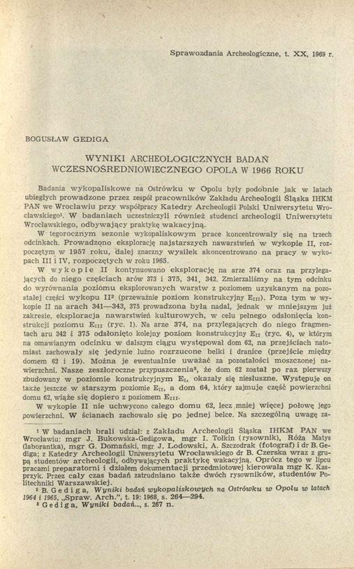 Sprawozdania Archeologiczne, t. XX, 1969 r.