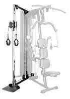 Specjalne przełożenie pozwala na trening z ciężarem do 160 kg, który wpompuje prawdziwą moc w mięśnie pośladków i nóg.