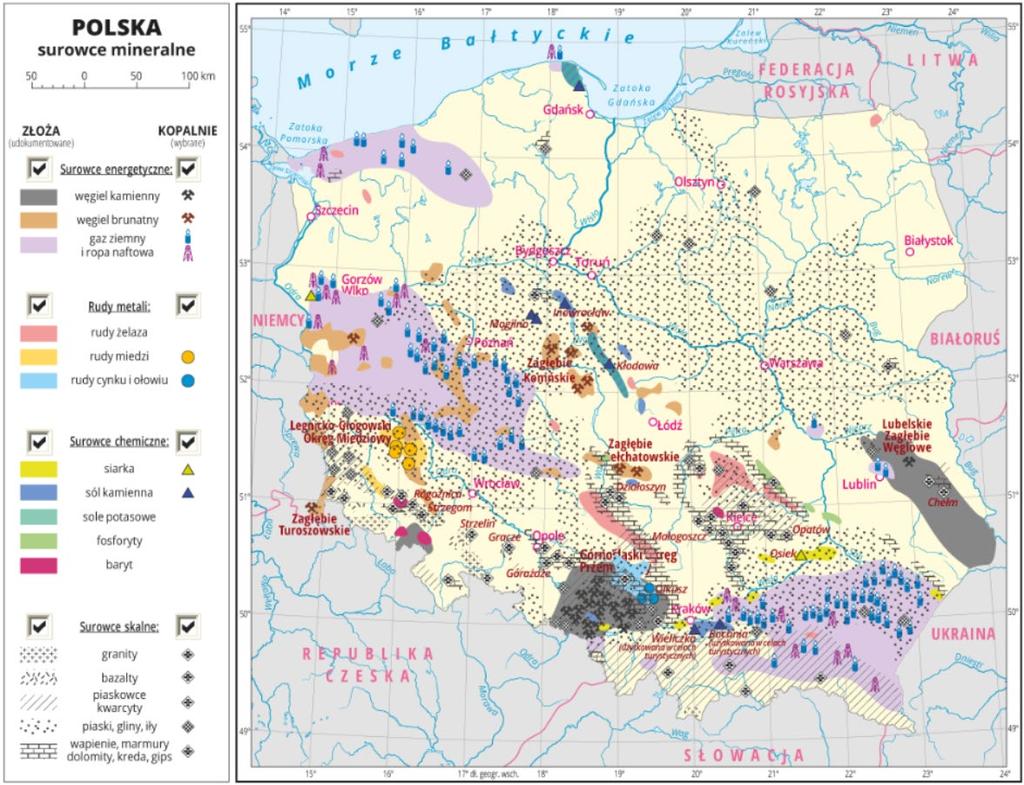 Skomplikowana i różnorodna budowa geologiczna warunkuje