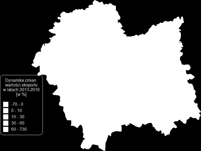 eksportu 412,1 mln euro wartość eksportu w 2016 r.