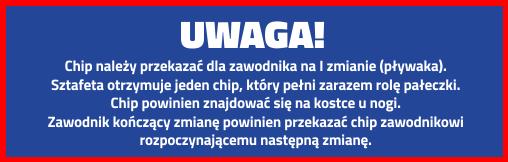 Prawidłowe oklejenie kasku Prawidłowe oklejenie roweru Zestaw naklejek z pakietu startowego: Chip należy nosić na kostce u nogi od momentu przekroczenia linii startu do zakończenia zawodów, a