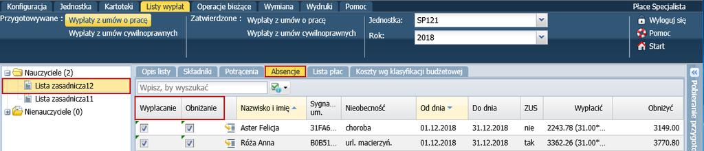 Płace VULCAN. Jak przygotować listę płac? 5/8 15.