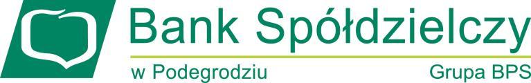 Załącznik nr 1do Uchwały Nr 37/Z/2018 Zarządu Banku Spółdzielczego w Podegrodziu z dnia 25.07.2018r.