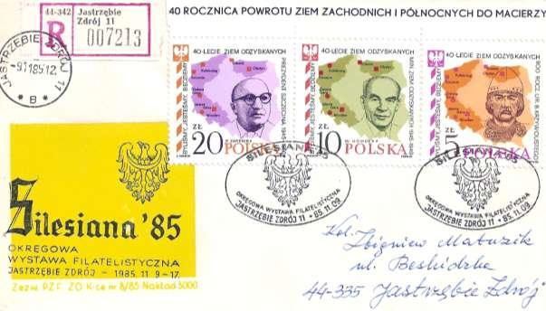 OKRĘGOWA WYSTAWA FILATELISTYCZNA S I L E S I A N A 8 5 W trakcie zwiedzania wystawy 33 osoby zaproszone