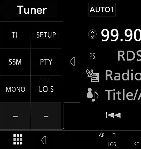 ÑÑWyszukiwanie według typu programu (wyłącznie tuner FM) Słuchając FM można dostroić się do stacji nadającej programy