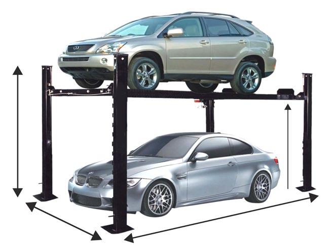 Podnośniki / Car lifts Podnośnik czterokolumnowy QJY 3.5-C1 Four post lift QJY 3.