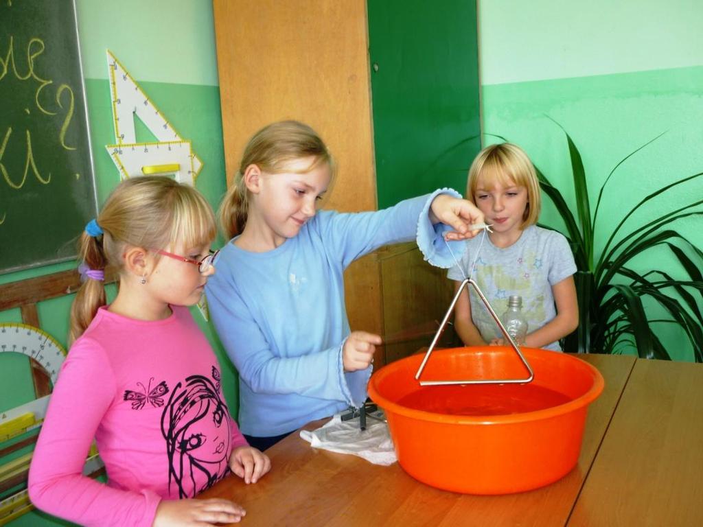 Organizacja pracy każdy uczeń w ciągu roku szkolnego uczestniczy w 4 projektach edukacyjnych matematyczno-przyrodniczych i 4 projektach