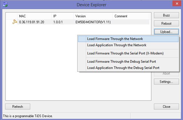 1 wersja firmware dla modułu Tibbo wbudowany moduł komunikacyjny Tibbo moduł interfejsu ethernetowego HAPCAN 4.