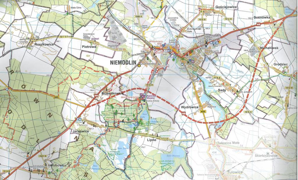 PLAN ODNOWY MIEJSCOWOŚCI WYDROWICE NA LATA 2016-2025 1. Charakterystyka miejscowości Załącznik do Uchwały Nr I/107/16 1.1 Położenie miejscowości Rady Miejskiej w Niemodlinie z dnia 28 stycznia 2016 r.