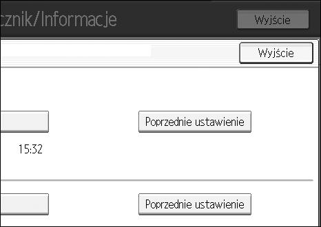 Konserwacja Uwaga Wykonujàc automatycznà kalibracjê koloru z wykorzystaniem funkcji kopiarki naleåy nacisnàæ przycisk [Ping] w menu Funkcja kopiarki.