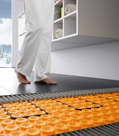 Zastosowania na podłodze yogrzewanie powierzchni posadzek z płytek w pokoju dziennym lub łazience jako uzupełnienie podstawowego systemu ogrzewania domu (obszary do chodzenia bosymi stopami) ybudynku