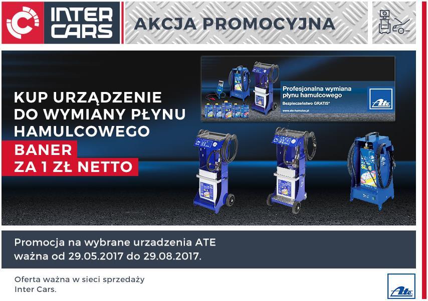 Promocja urządzeń ATE z Banerem Za jednorazowy zakup wybranego urządzenia firmy ATE TEVES, w okresie obowiązywania akcji, klient ma możliwość