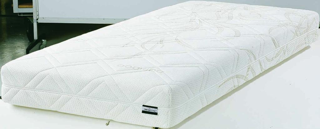 - MATERAC SPRĘŻYNOWY S55 Dwustronny, wyjątkowo komfortowy materac o dwóch poziomach twardości i wkładzie ze sprężyn kieszeniowych - 266 szt./m² i wys. 19 cm.