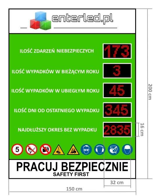 Wyświetlacz: 1 x 32x 96 1100+500+1800 3 400,- zł