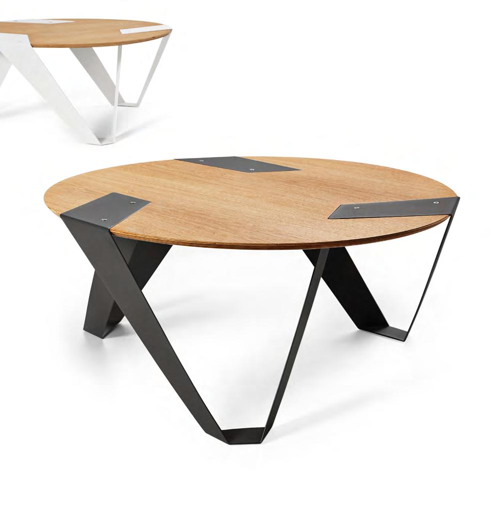 MOBIUSH COFFEE TABLE STOLIK KAWOWY 13 mm birch plywood; numerically cut; hand finished and