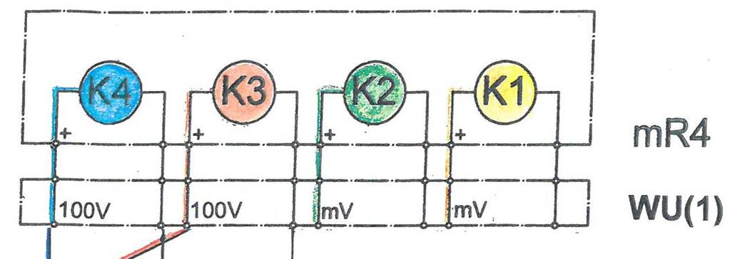 2,5V, elektroda stała, -potencjał załączeniowy EON (V2/K3) do ok. 2,5V, elektroda przenośna. Uwaga.