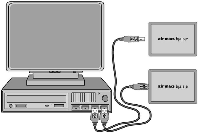 Stosowanie wielu air macs base Stosowanie wielu air macs base air macs Kontrolka (14) w air macs mobile miga. 4.