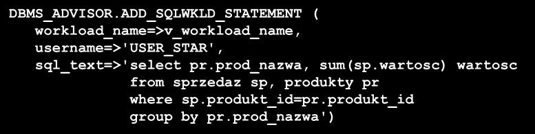 NUMBER := 0, disk_reads IN NUMBER := 0, buffer_gets IN NUMBER := 0, dane z pliku rows_processed IN NUMBER := 0, trace optimizer_cost IN NUMBER := 0, executions IN NUMBER := 1, priority IN NUMBER :=