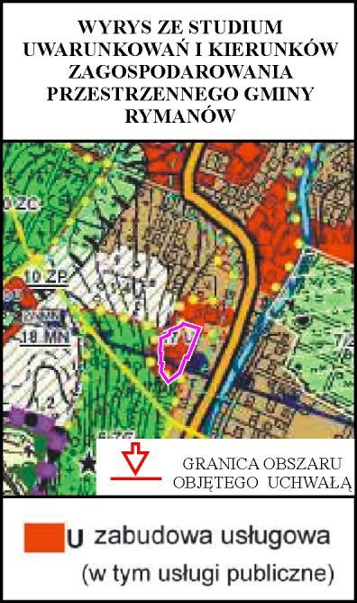 załącznik nr 1.2 kopia fragmentu obowiązującego planu ze wskazaniem granicy obszaru objętego zmianą. Stosownie do art. 20 ust.