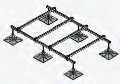 00,- ZESTAW RAMOWY FRAME-FOOT 4-STOPOWY FF4 Zestaw zawiera: 4 x zestaw regulowanych nóg wraz ze stopami i matami antywibracyjnymi 310 x 310 mm, 2 x 1000 mm kształtownik bazowy o przekroju 41 x 41 x 2.
