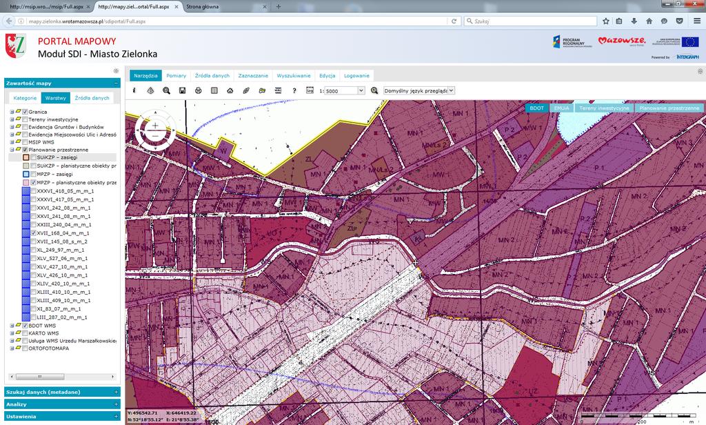 MIEJSCOWY PLAN ZAGOSPODAROWANIA PRZESTRZENNEGO DOSTĘP PRZEZ PORTAL PARTNERA mapy.