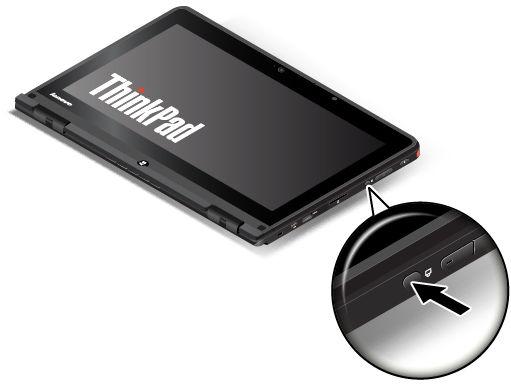 W trybie tabletu automatycznie wyłączana jest klawiatura, trackpad ThinkPad oraz wodzik urządzenia TrackPoint.