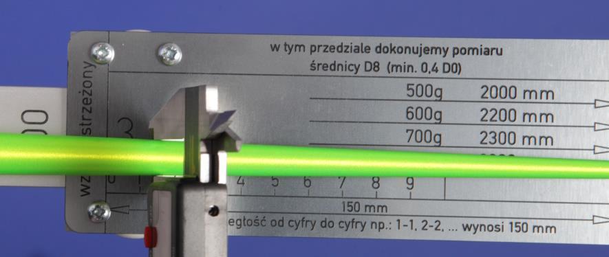 Jak wspomniano wcześniej, tabliczka nr 3 (przedstawiona poniżej) zawiera dwie podziałki (lewą i prawą).