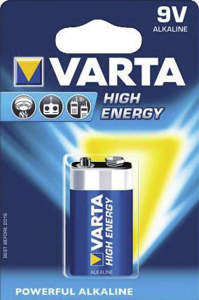 Bateria Varta 6LR61 Energy