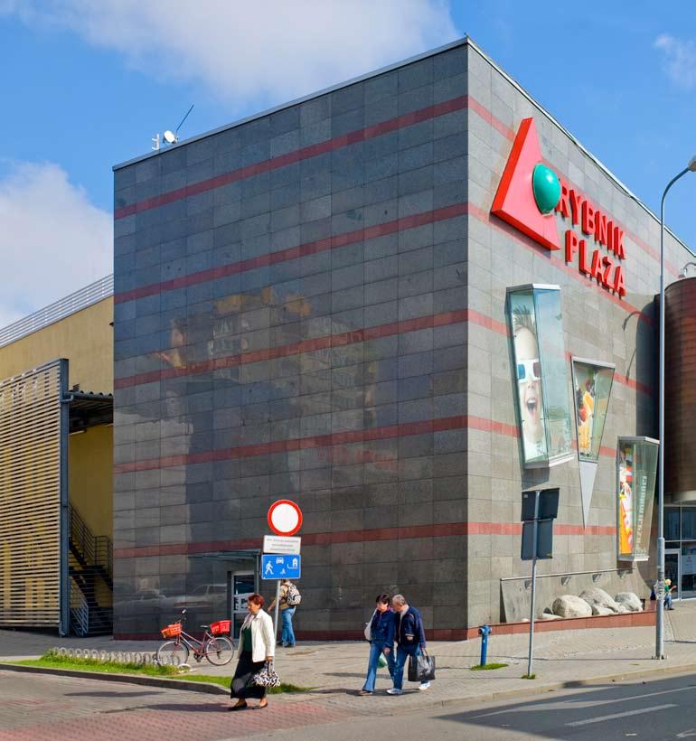 Plaza Rybnik Inwestor - Parkridge Retail Zakresy prac glazurniczych - PRAGMA Kraków Lokalizacja - ul.