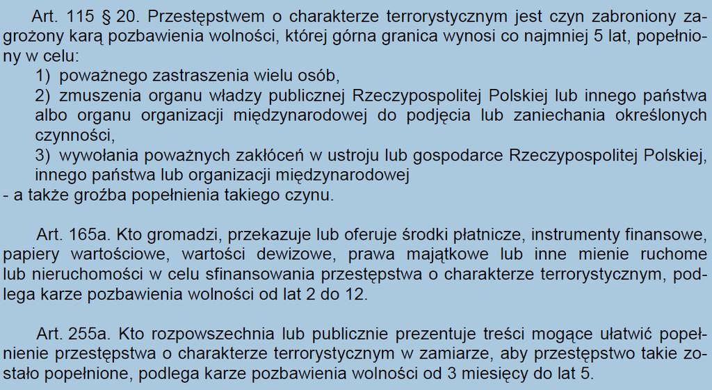 Terroryzm a