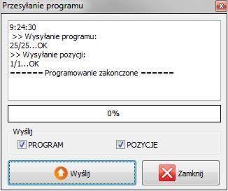 Jeśli w katalogu z projektem nie ma pliku konfiguracyjnego (*cfg) program wyświetli komunikat o braku tego plików.