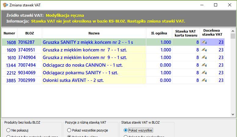 Rysunek 9 Widok pozycji