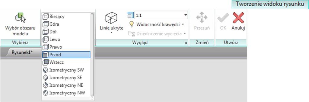 Ćwiczenie nr 5 Zautomatyzowane tworzenie dokumentacji technicznej Od wersji 2013 programu AutoCAD istnieje możliwość wykonywania pełnej dokumentacji technicznej dla obiektów 3D tj.