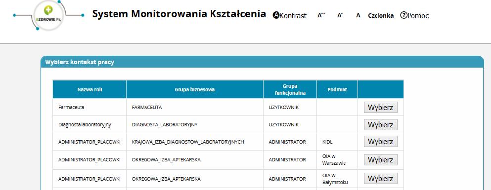 W przypadku logowania do systemu za pomocą Login/Hasło, gdy po kolejnych próbach logowania wyświetla się komunikat o błędzie, użytkownik może skorzystać z odzyskiwania hasła.