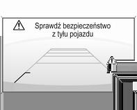 Wskazówki Dynamiczne linie pomocnicze to poziome linie naniesione na obraz z kamery w odstępach co jeden metr, pomagające kierowcy ustalić odległość od wyświetlanych przeszkód.