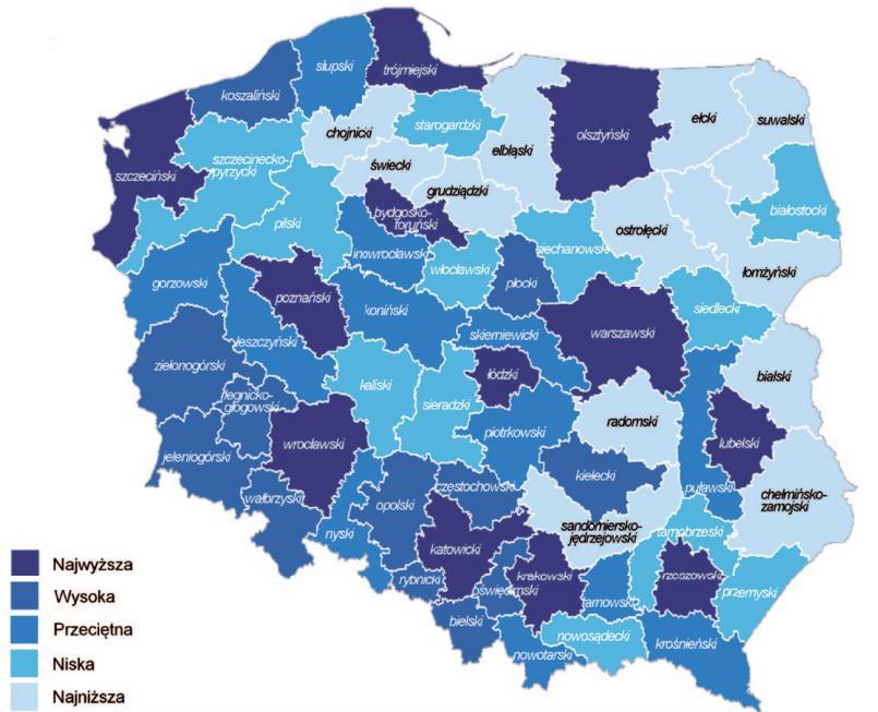 Raport: Atrakcyjność inwestycyjna województw i