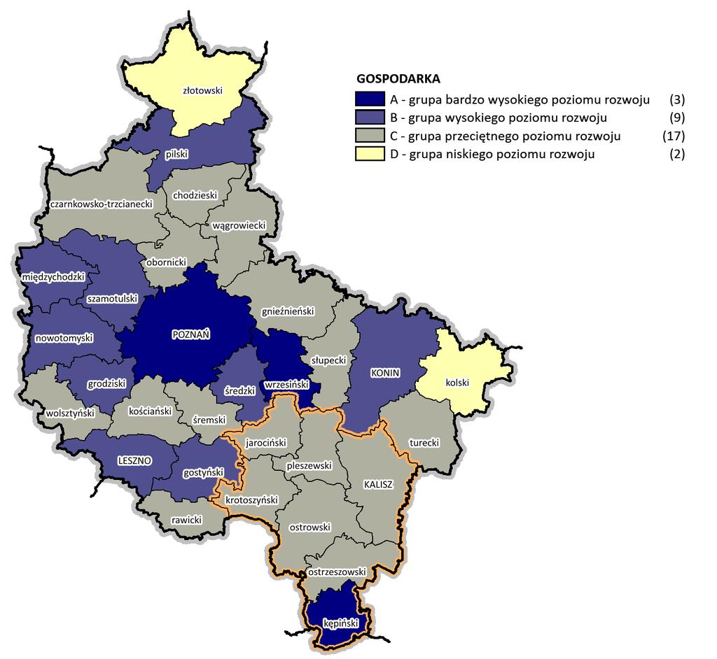 MIERNIKI SYNTETYCZNE - GOSPODARKA ANALIZOWANE WSKAŹNIKI: Podmioty gospodarcze na 10 tys. mieszkańców Udział podmiotów sektora prywatnego Nowo zarejestrowane podmioty na 10 tys.