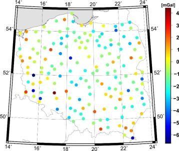 Modele statyczne pola siły ciężkości (7) Globalne Modele Geopotencjału (GGMs) (3) RL05