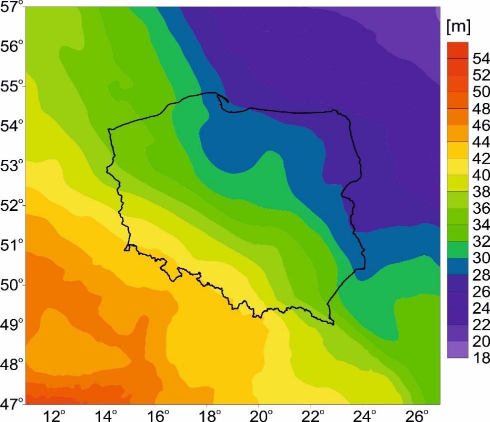 Modele statyczne pola siły ciężkości (2) model grawimetrycznej quasigeoidy dla Polski GDQM-PL13 model grawimetrycznej quasigeoidy dla Polski GDQM-PL15 remove-compute-restore metoda kolokacji dane: