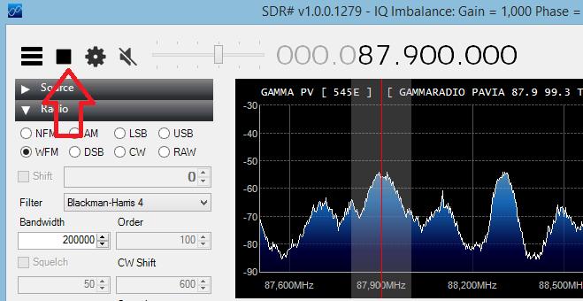 Może jednak zdarzyć się, że coś pójdzie niezgodnie z naszymi oczekiwaniami - na liście nie da się wybrać urządzenia RTL-SDR/USB.