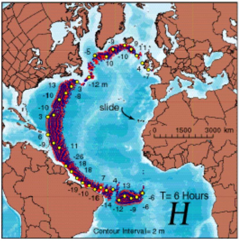Scenariusz możliwego tsunami (H) Santorini zagłada Atlantydy?