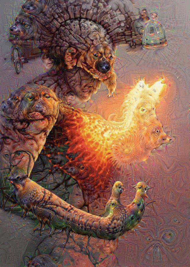 DeepDream źródło: CS231n: Convolutional Neural Networks