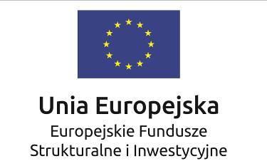 barwy RP z napisem Rzeczpospolita Polska 38 oraz znak UE tylko z napisem Unia Europejska. Zawsze stosuje się pełny zapis nazwy Rzeczpospolita Polska, Unia Europejska i Fundusze Europejskie.