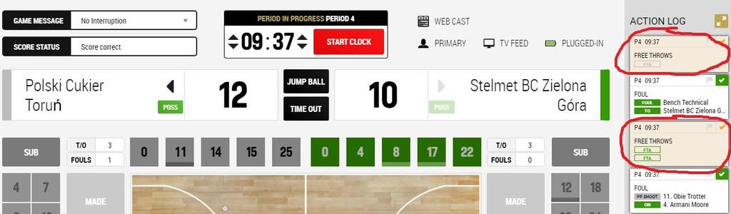 FIBA Live Stats jest intuicyjny!